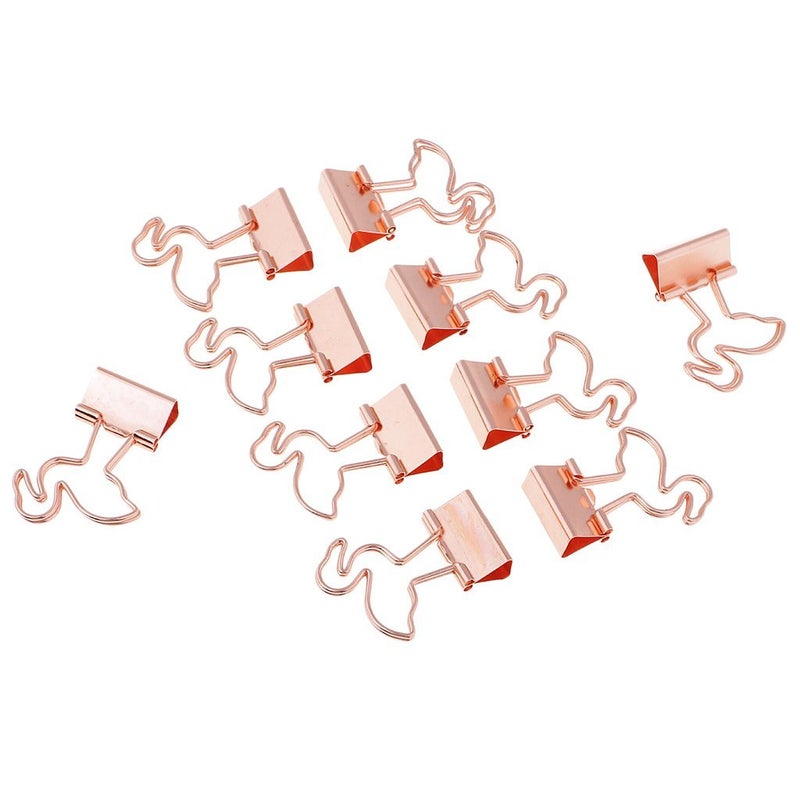 FRECI 20pcs Flamingo Paper Clips Creative Clip Bookmark Clips Binder Clamps Clips Notebook Page Marker Stationery for Office School Supplies - Image 1